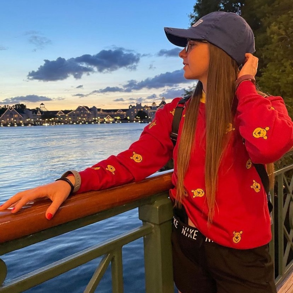 Winnie the Pooh red crewneck